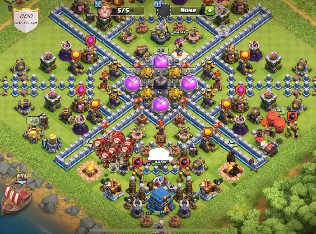 COC Level 12 farming Base Links Anti Everything