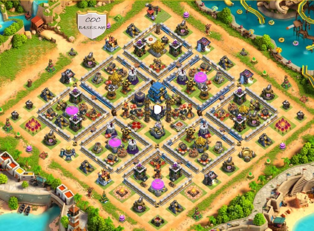 COC Level 12 hybrid Base Links Anti Everything