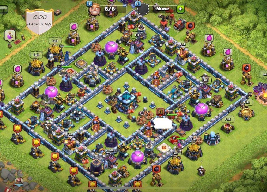 COC Level 13 War Base Links Anti Everything