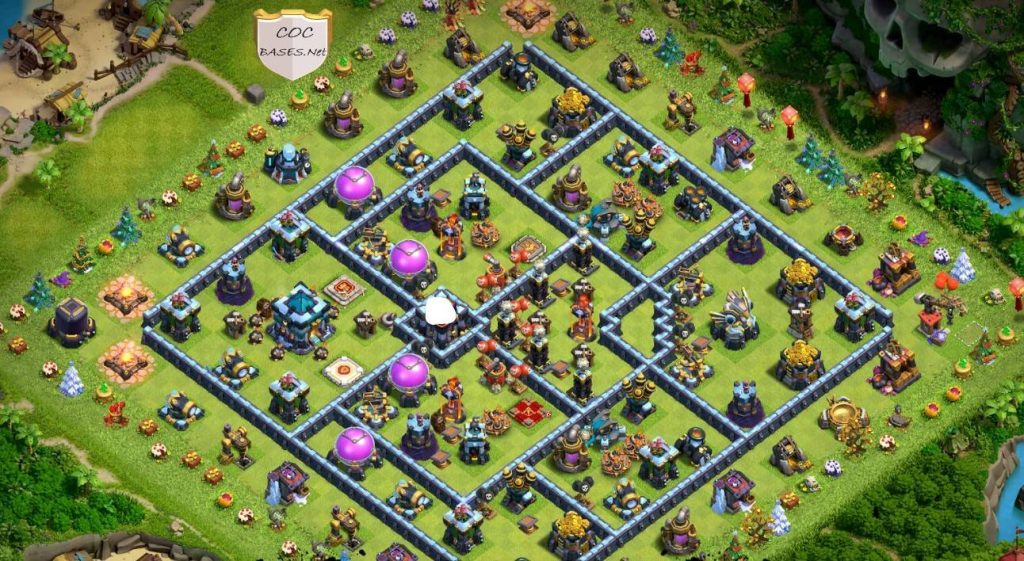 COC Level 13 hybrid Base Links Anti Everything