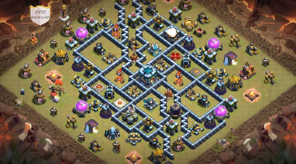 COC Level 13 trophy Base Links Anti Everything