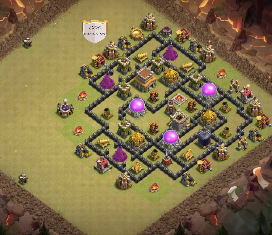 COC Level 8 Base Links Anti Everything