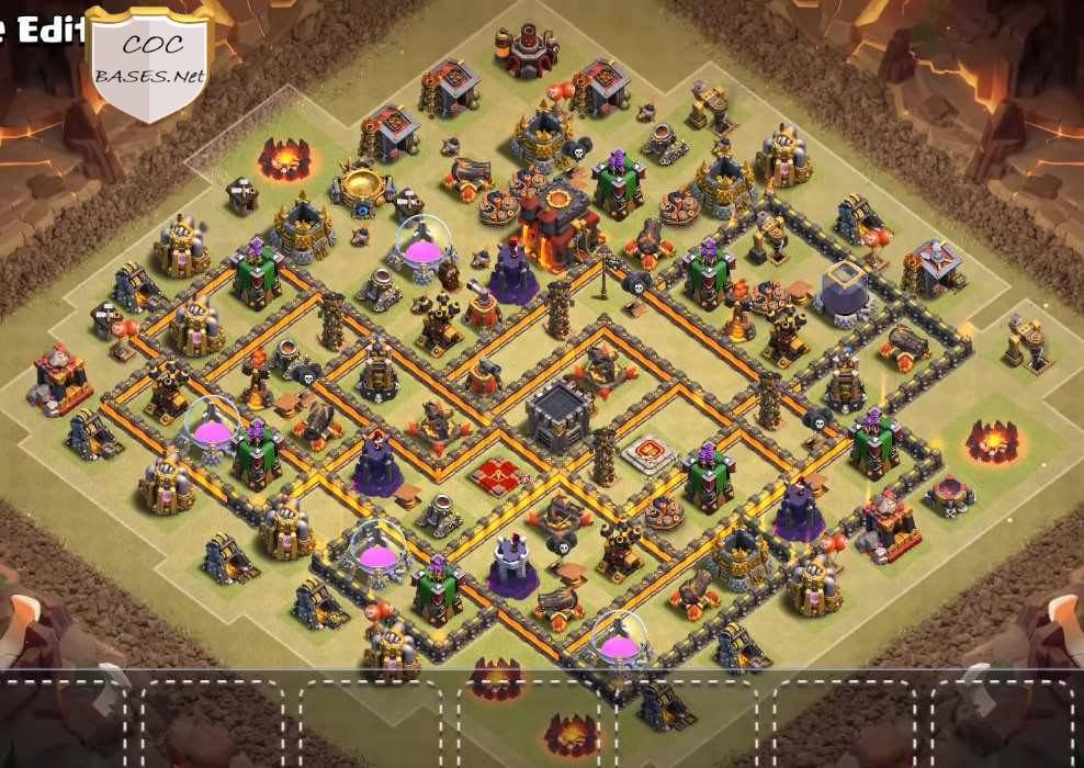 COC Town Hall 10 Best Base Layout