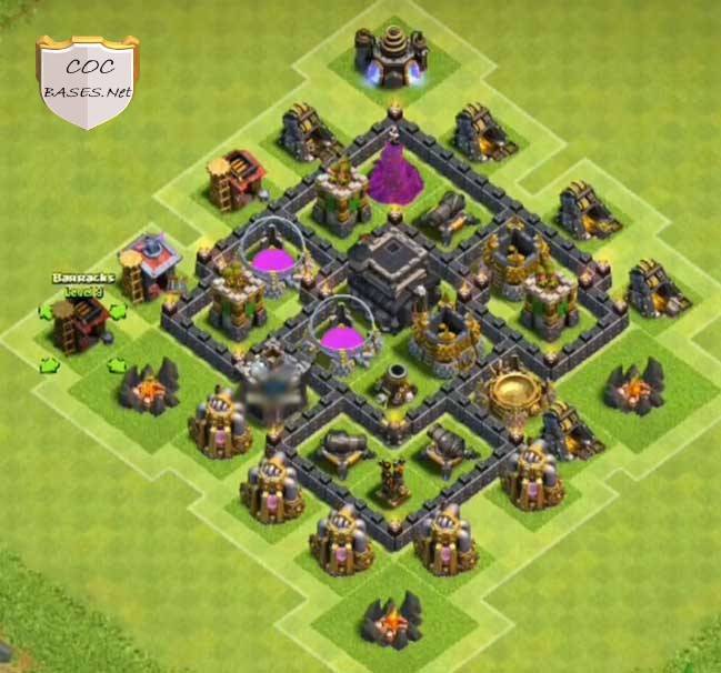 COC Town Hall 5 Best Base Layout