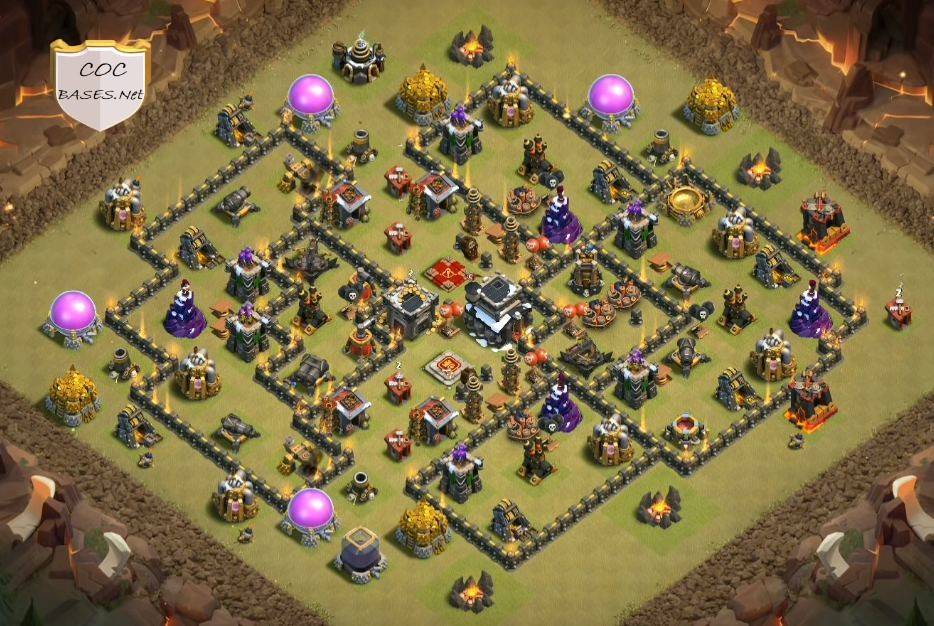COC Town Hall Level 9 Anti Everything