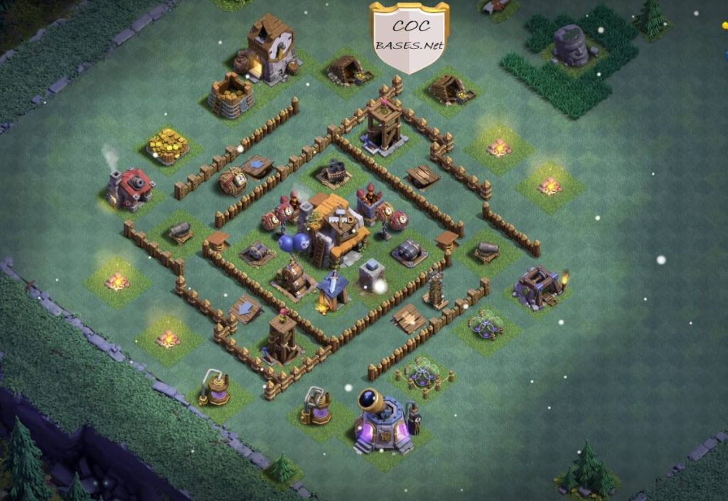 COC bh5 Base Anti 2 Stars