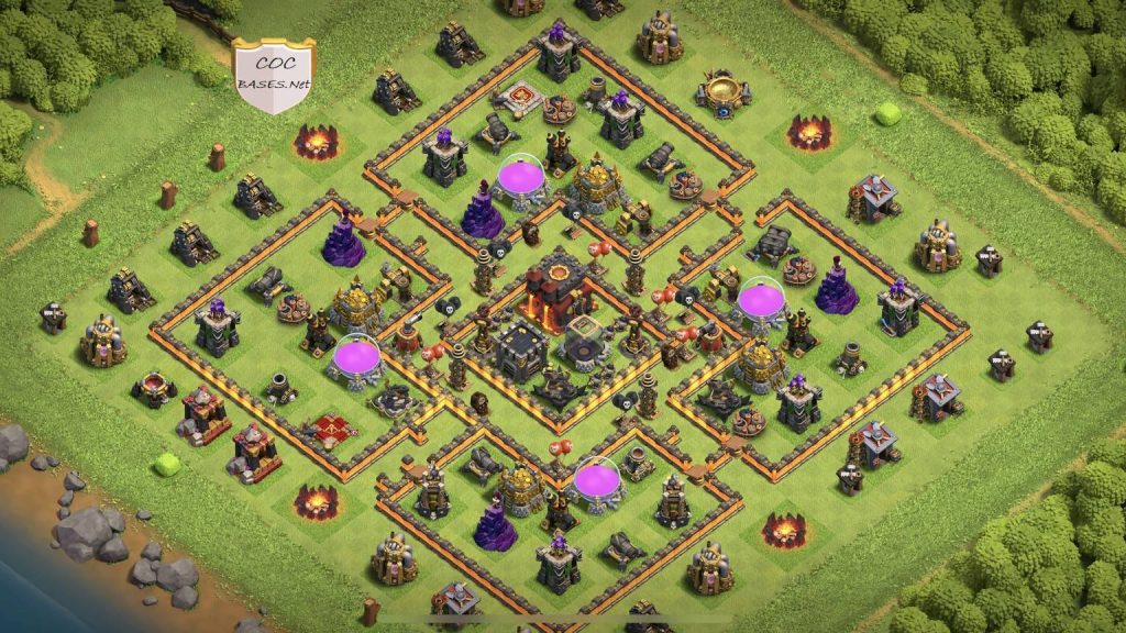 Clash of Clans Best th10 trophy Base 2023