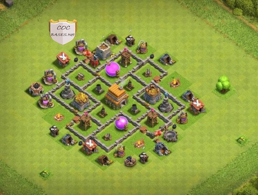 Clash of Clans Best th6 hybrid Base 2023