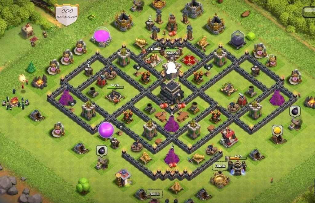 Clash of Clans Best th9 trophy Base 2023