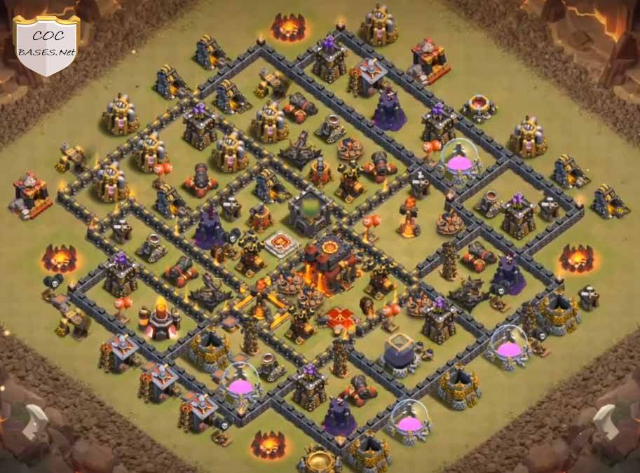 Clash of Clans TH10 Layout Anti Air
