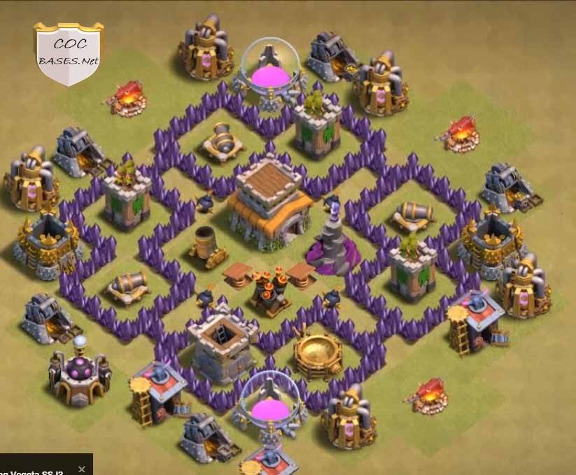 Clash of Clans TH5 Layout with Copy Link
