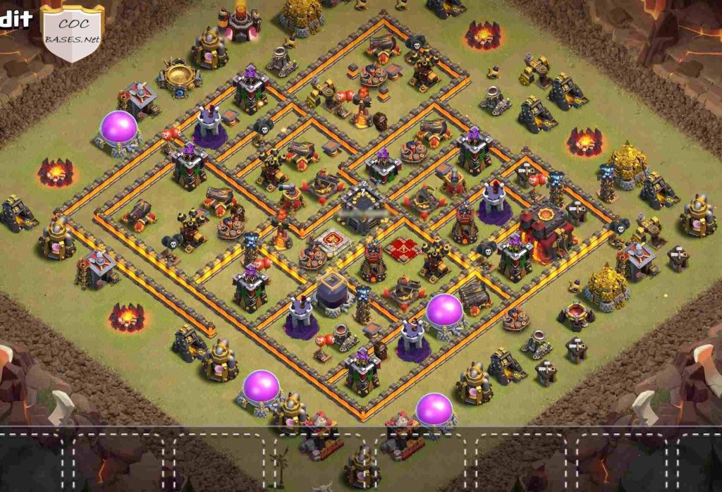 Clash of Clans Town Hall 10 Base Anti Everything with Link