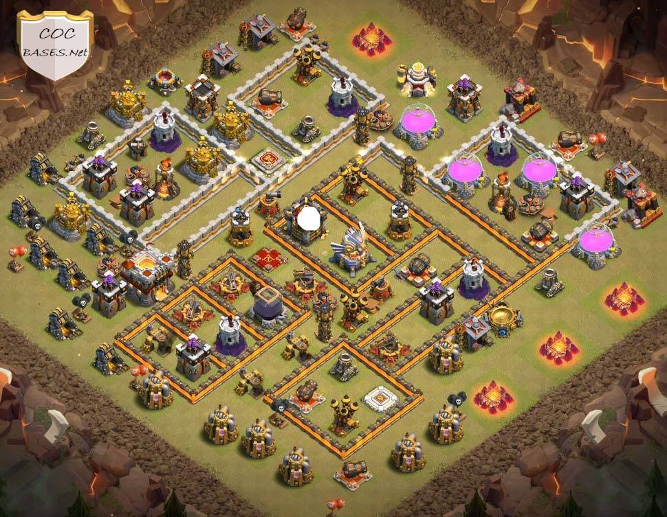 Clash of Clans Town Hall 11 Anti Dragon Base