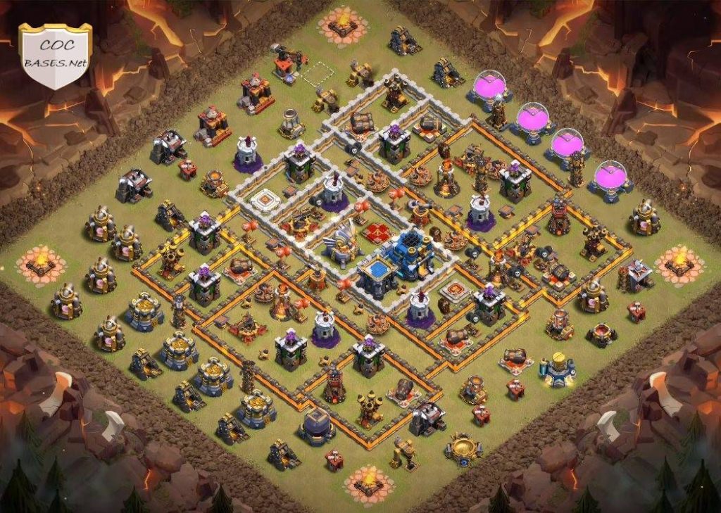 Clash of Clans Town Hall 12 Trophy Base Design