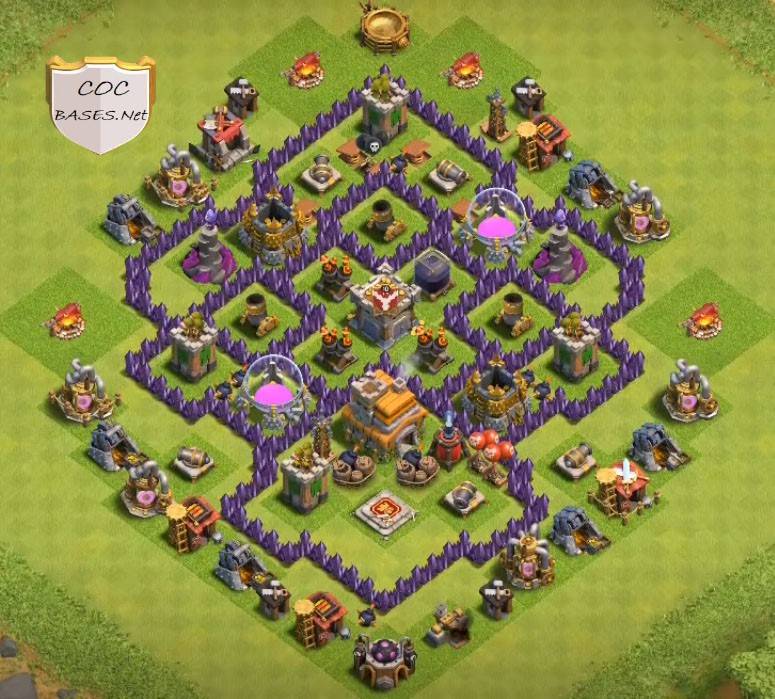 Clash of Clans Town Hall 7 Anti 3 Star Base