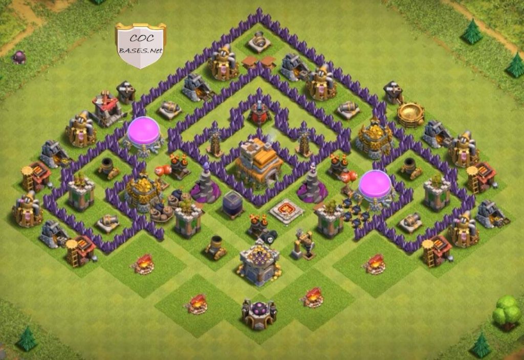 Clash of Clans Town Hall 7 Best Defense Base HD Images
