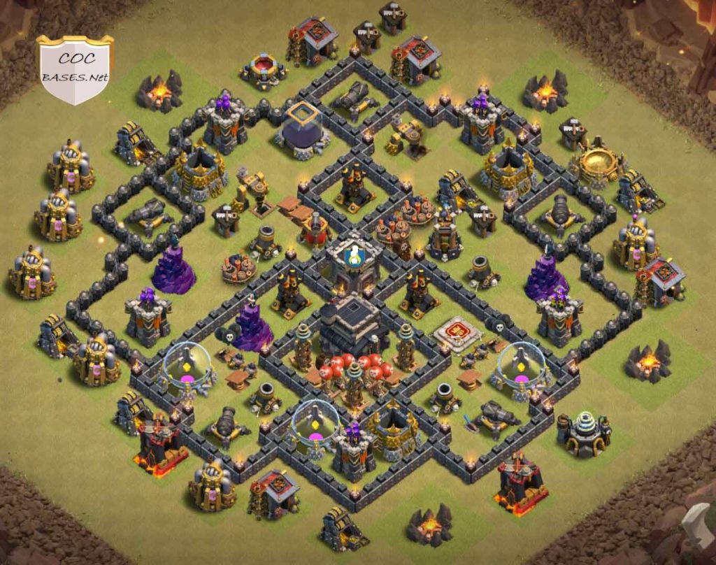 Clash of Clans Town Hall 8 Anti Dragon Base