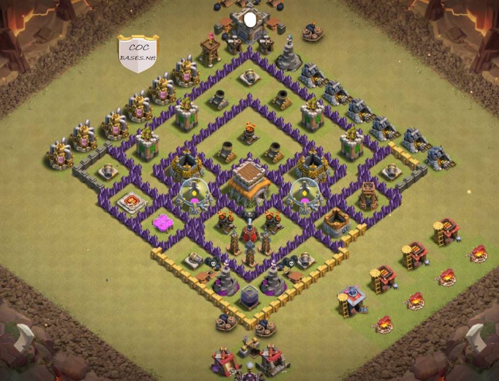 Clash of Clans Town Hall 8 Hybrid Layout