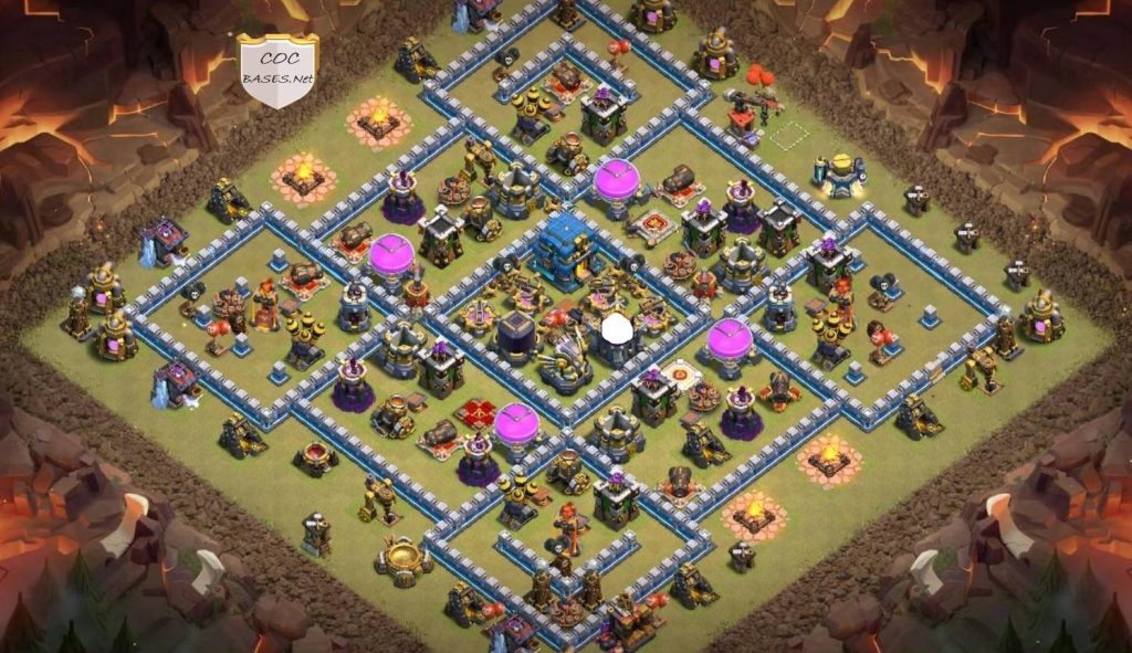 Clash of Clans th12 Farming Base Layout 2023