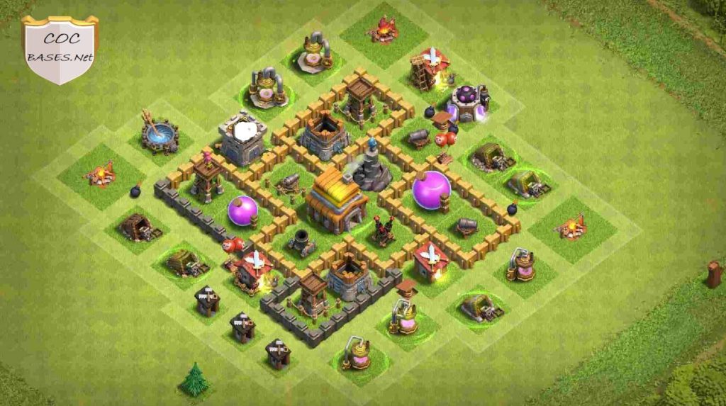 Clash of Clans th5 Farming Layout Link