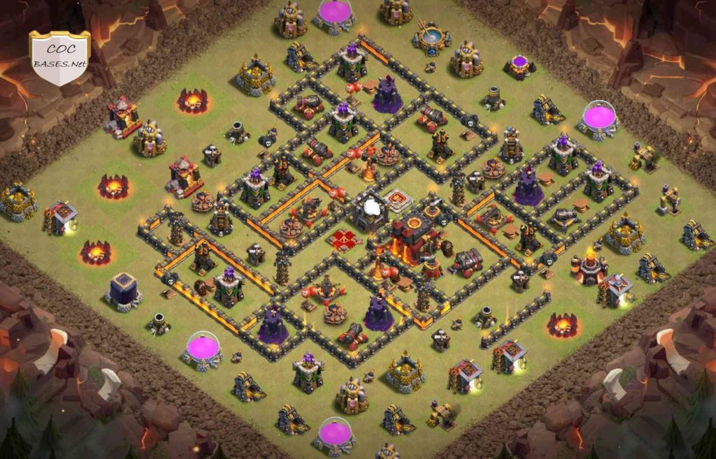 Max Town Hall 10 Base Layout with Copy Link