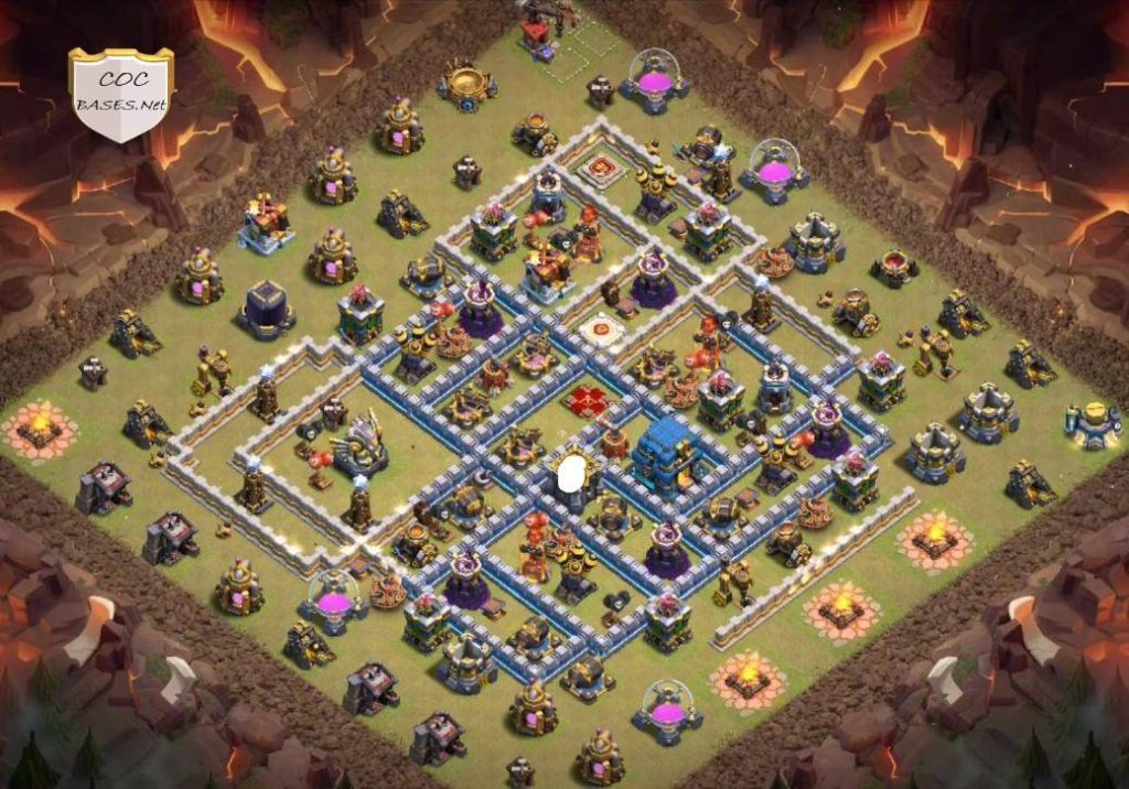 Max Town Hall 12 Base Layout with Copy Link
