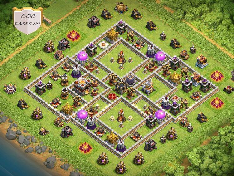 TH11 Clash of Clans Anti Ground Base