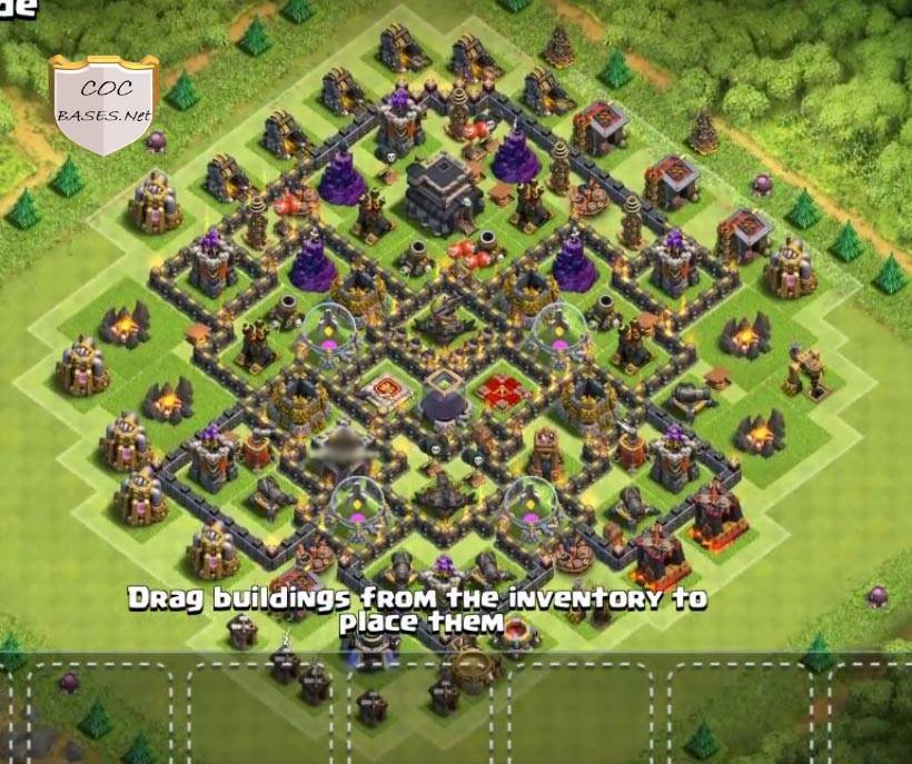 TH9 Base Best Defence 2023 Copy Layout