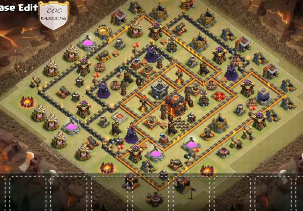 Town Hall 10 Layout Anti All Troops