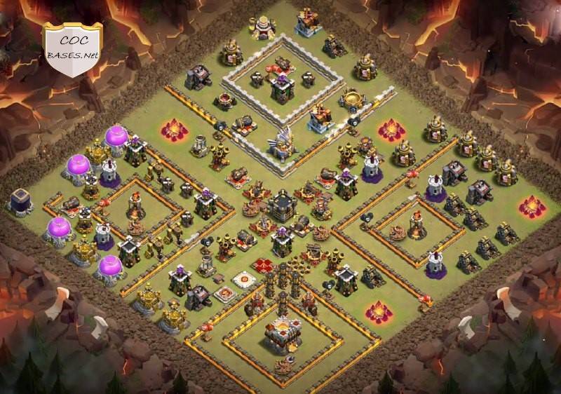 Town Hall 11 Layout Anti All Troops