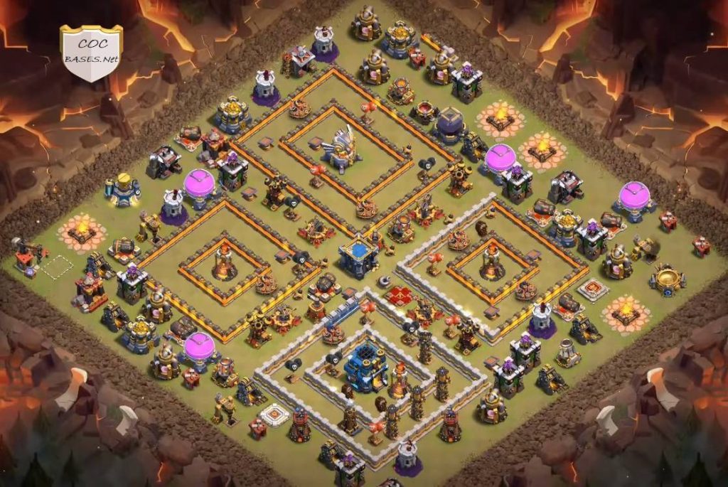 Town Hall 12 Anti Queen Walk Base Layout Link