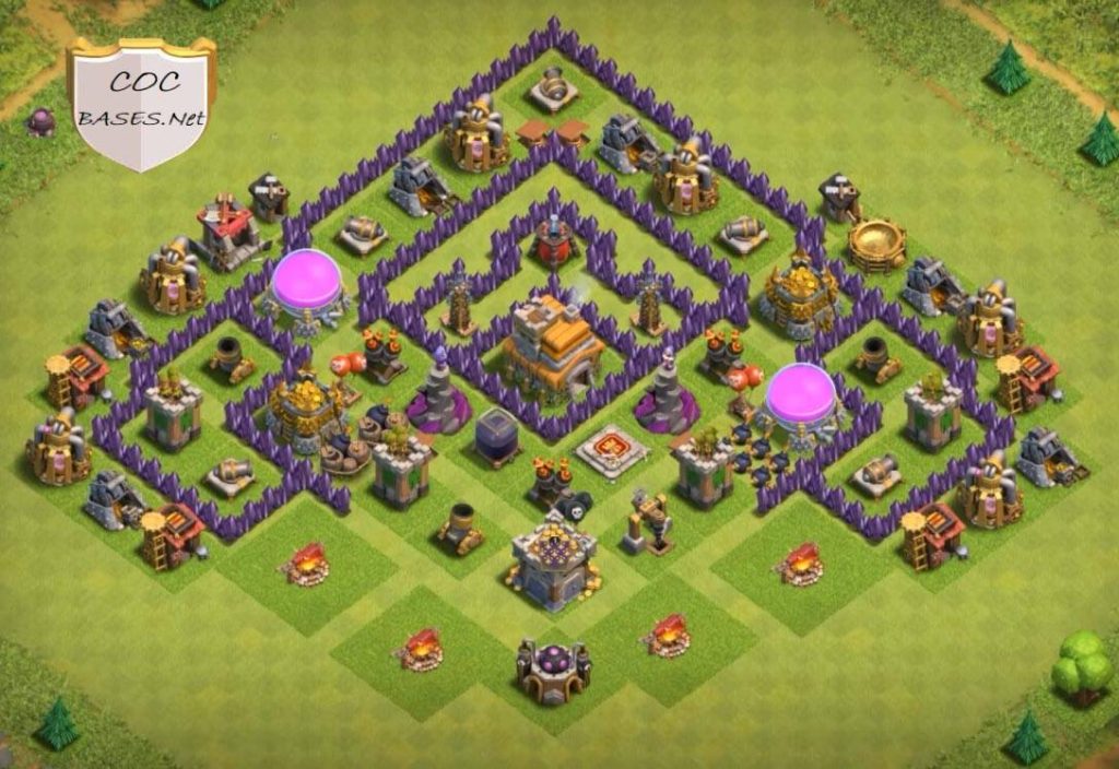 Town Hall 7 Base Copy and Paste