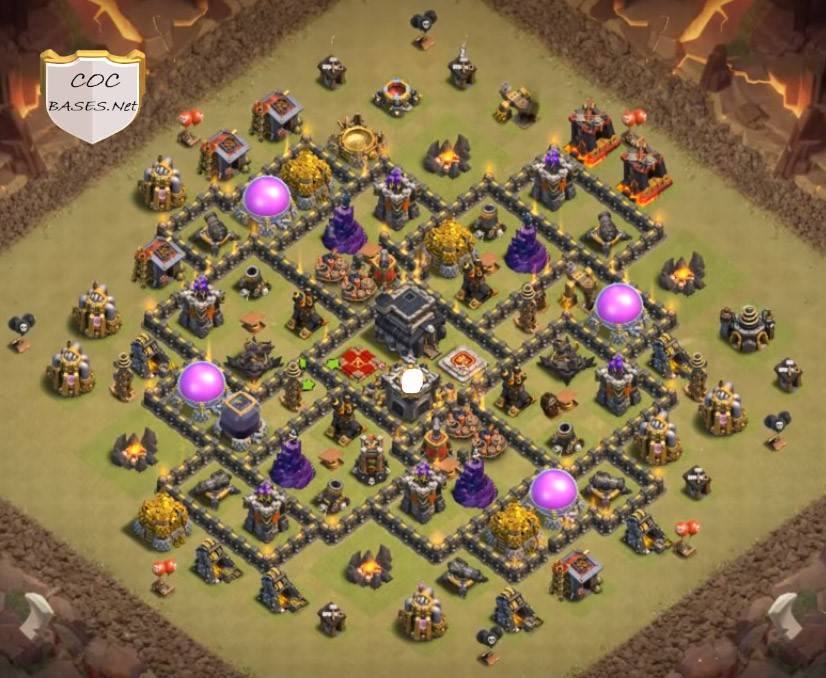Town Hall 9 Layout Anti All Troops