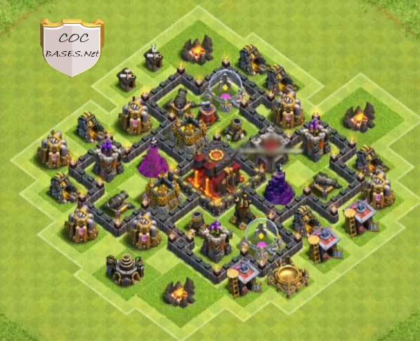 Town Hall Level 6 Best Defense Base Link