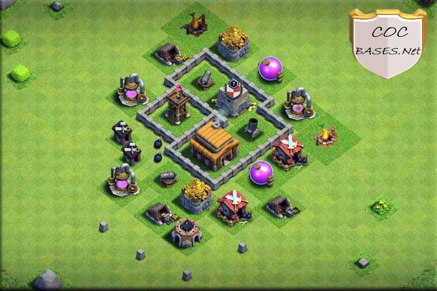 anti 3 stars level 3 village design