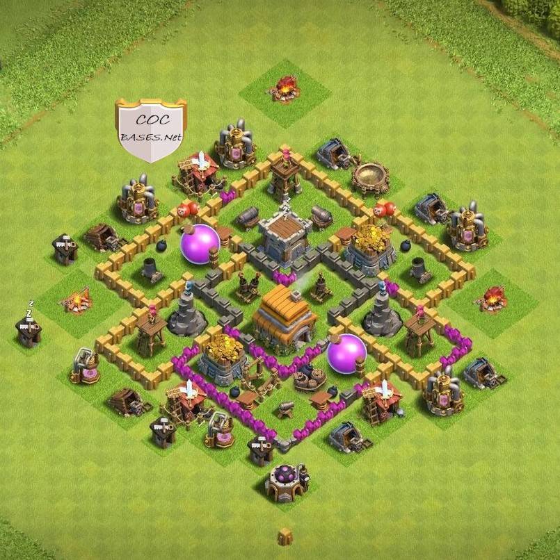 anti 3 stars level 6 village design