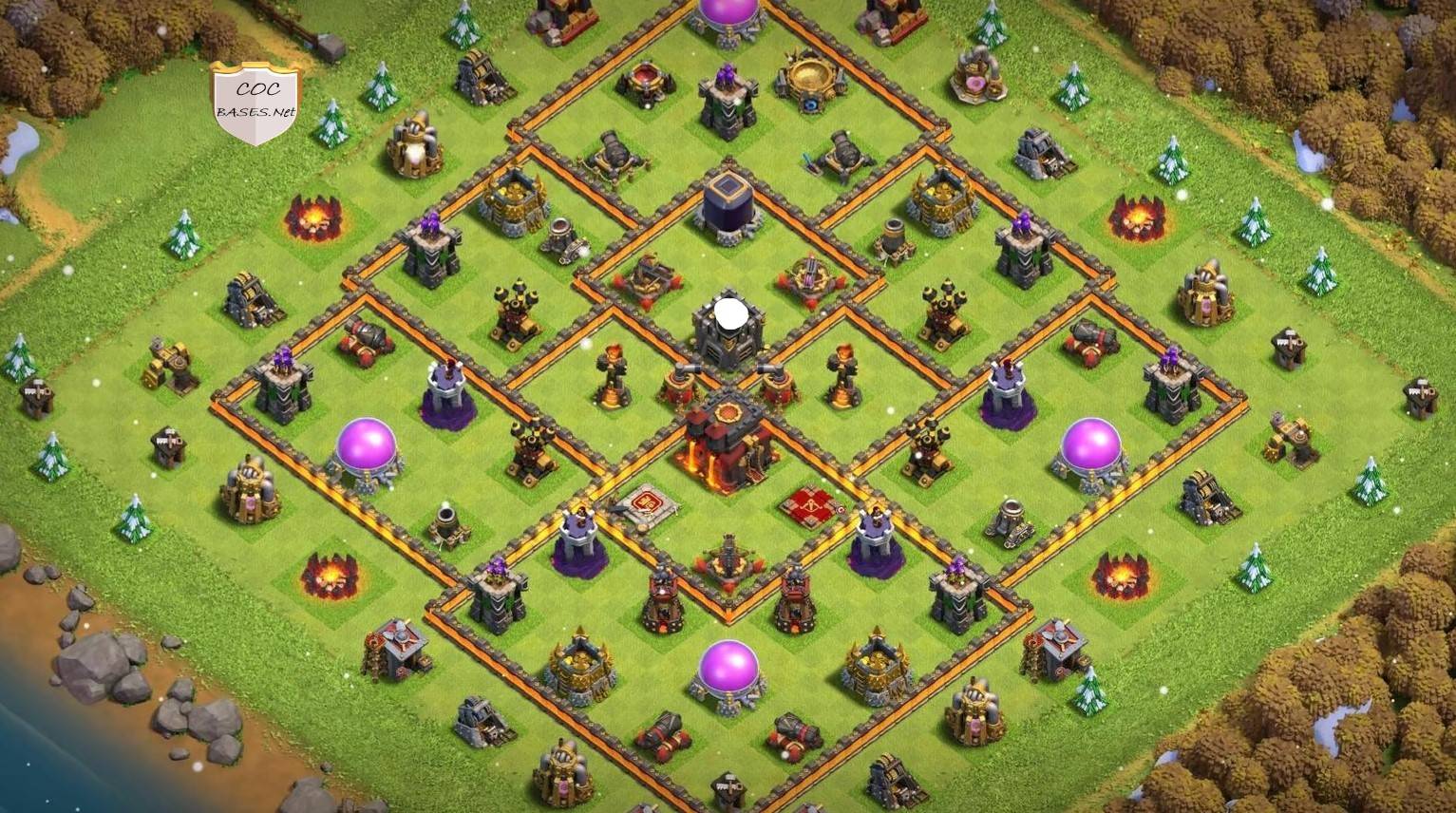 290+ Best TH10 Base Links 2025 (War, Farming, Trophy, Hybrid