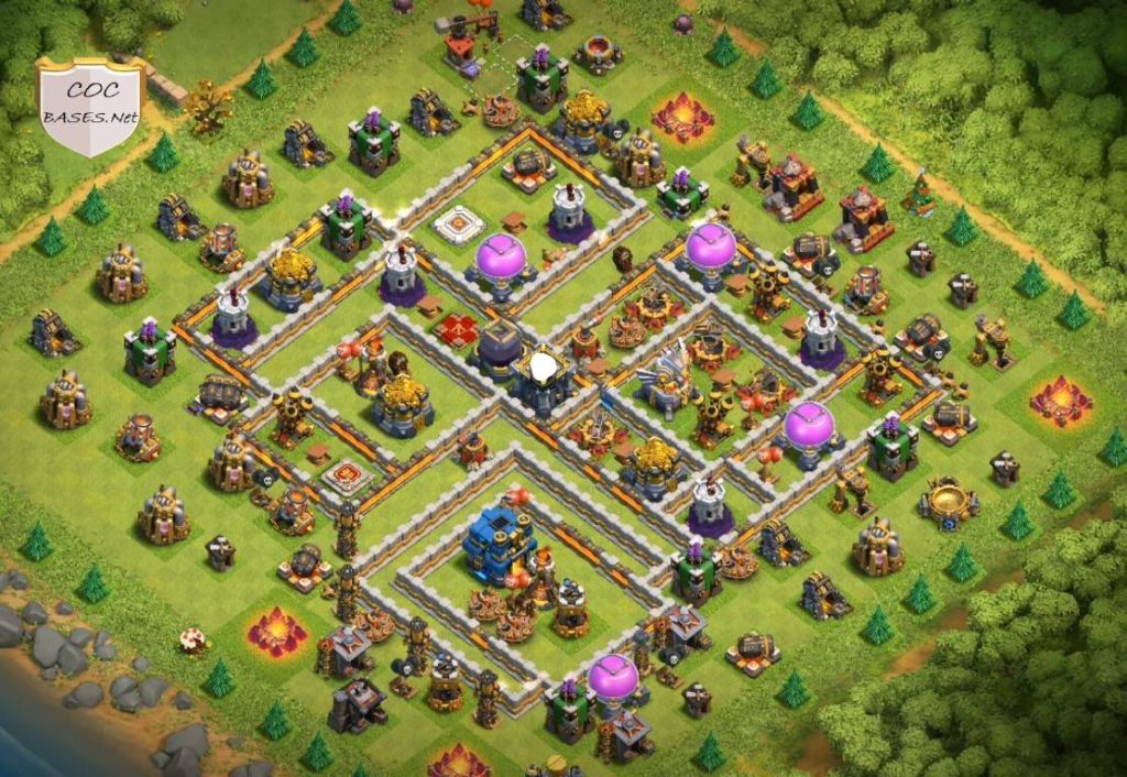 anti loot coc town hall 12 base design with pic download