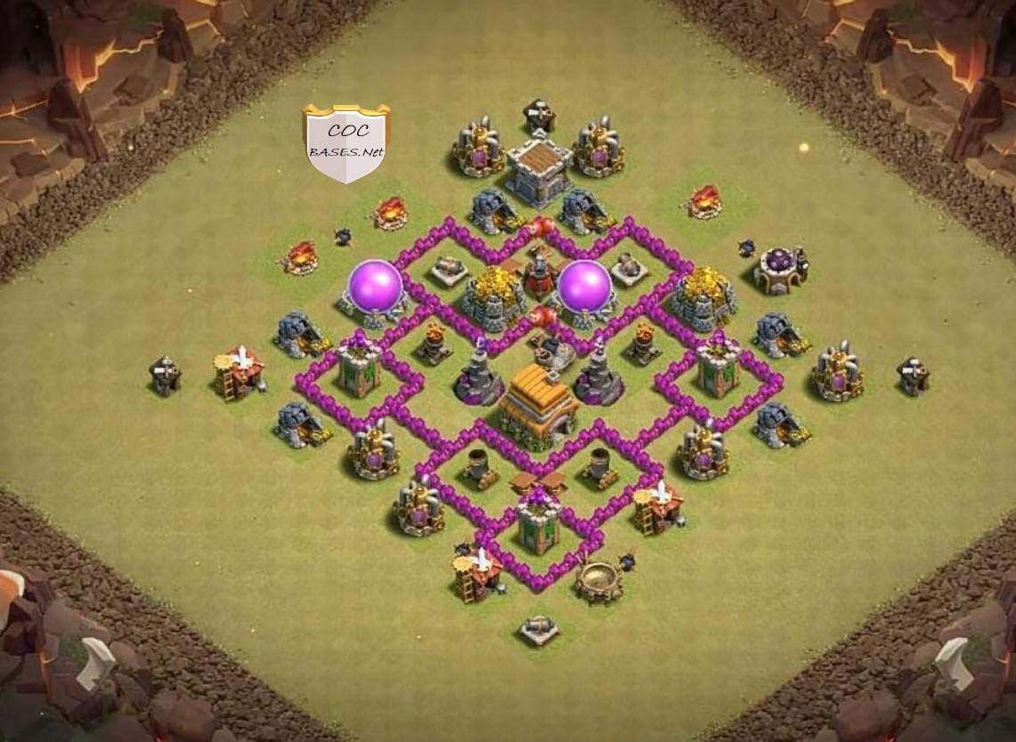 210+ Best TH6 War Base Links 2025 (Anti 3 Stars)