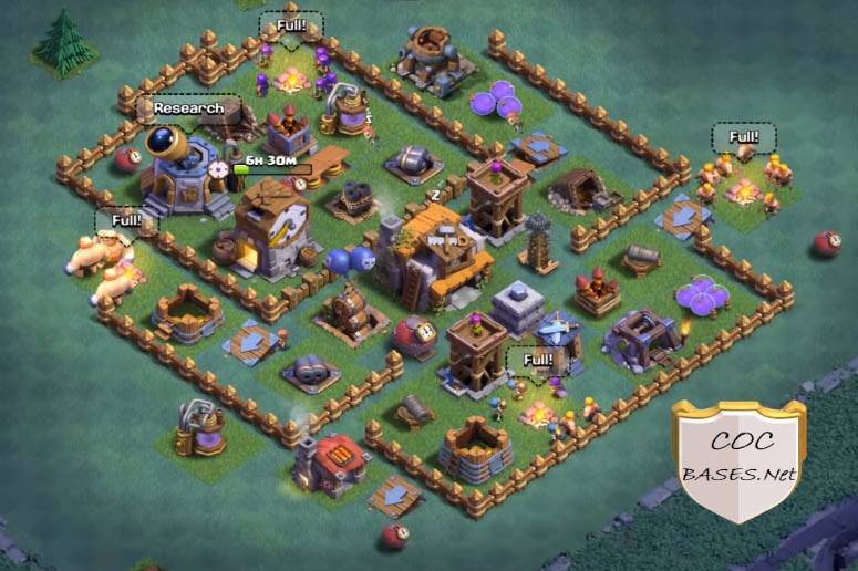 best builder hall 5 base anti 1 star