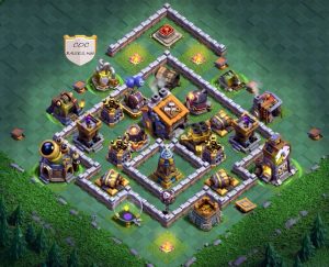 74+ Best Builder Hall 9 Base Links 2025 (New) | Anti 1 Star - cocbases.net