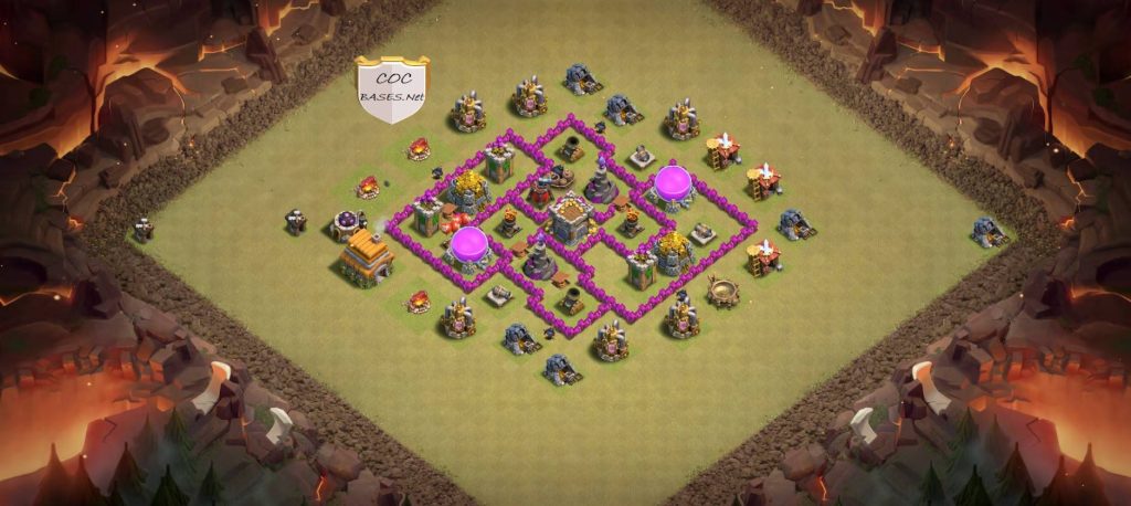 best farming base design for town hall 6 with link