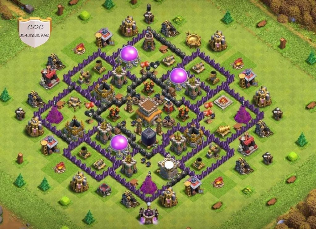 best farming base design for town hall 8 with link