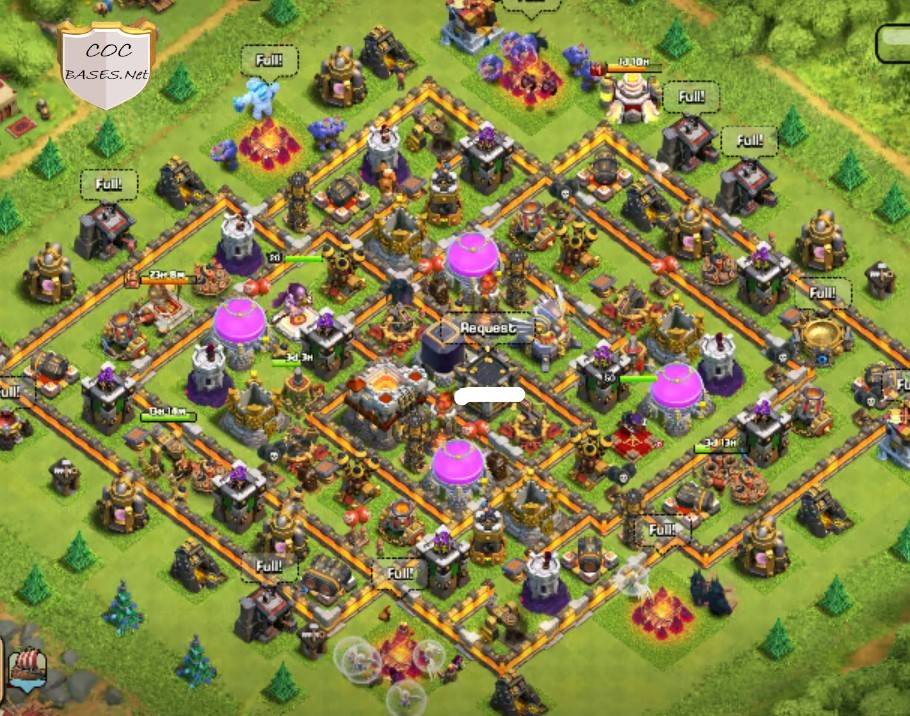 best farming base for th11 with link