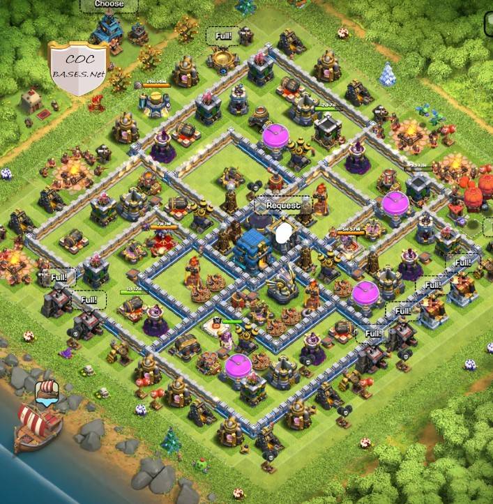 best farming base for th12 with link