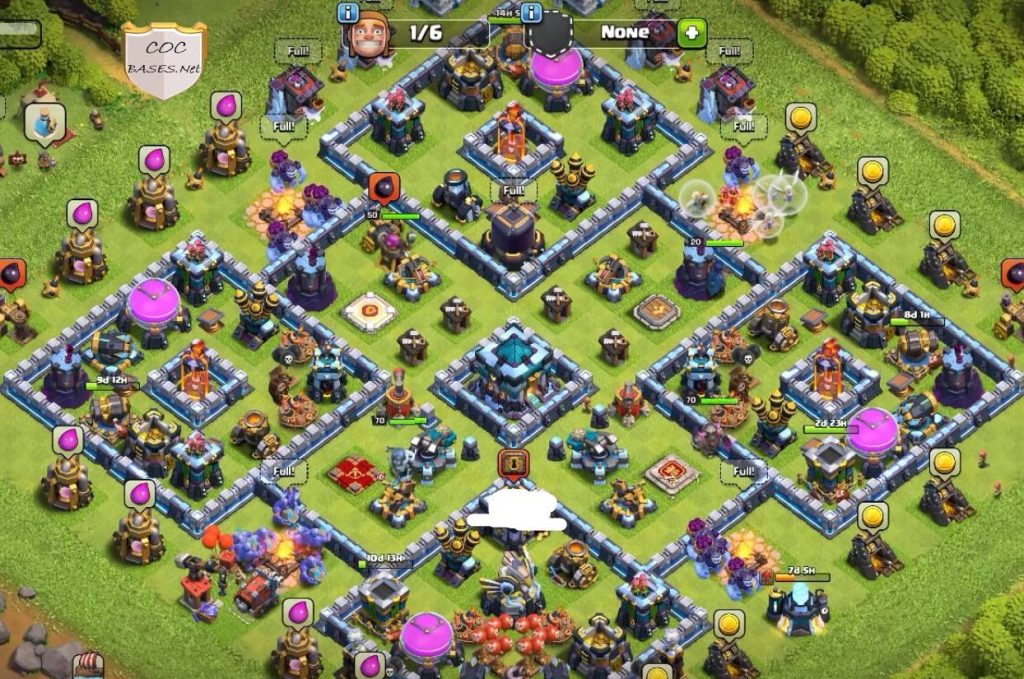 best farming base for th13 with link