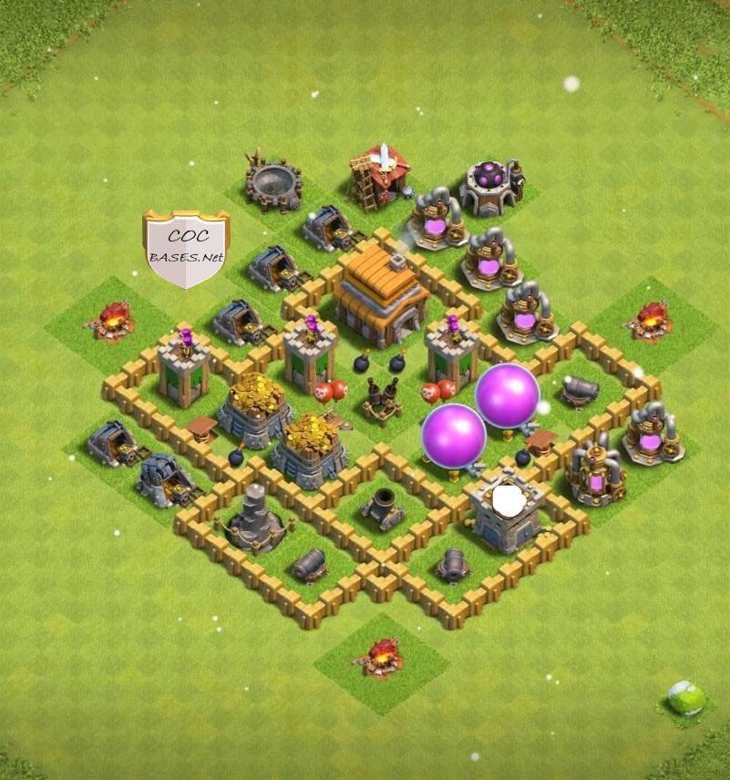 best farming base for th5 with link