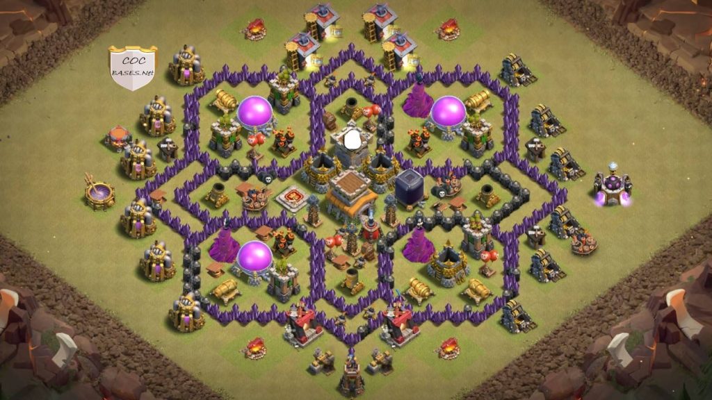 best farming base for th8 with link