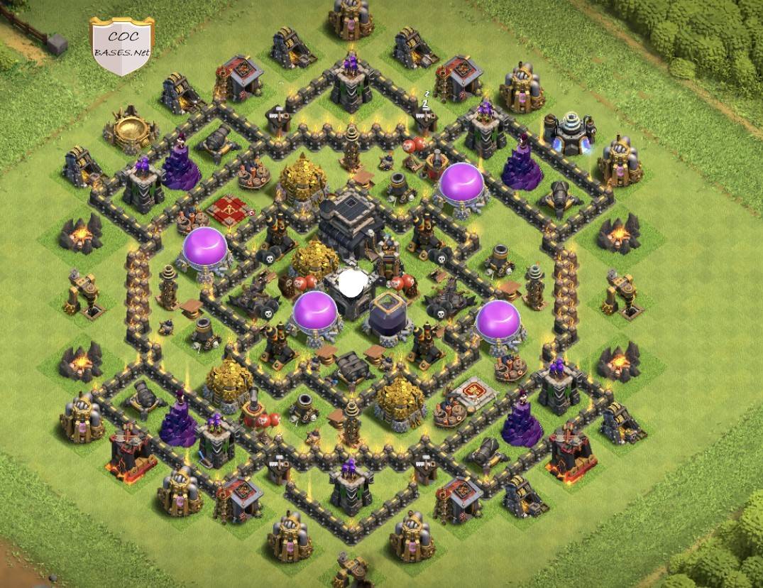 140+ Best TH9 Farming Base Links 2024 (Loot Protection) - cocbases.net