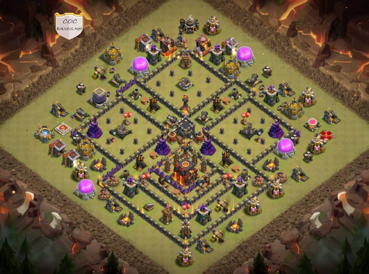 290+ Best TH10 Base Links 2025 (War, Farming, Trophy, Hybrid